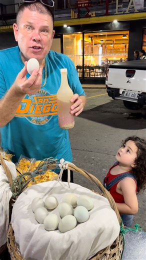 Father and son taking on the Balut challenge! 🐣🤪🇵🇭 #BalutChallenge #Balut #Philippines #ItsMoreFunInThePhilippines #ExoticFood #FilipinoDelicacy #PinoyFood #Foodie #TravelAsia #FamilyVacation | Elijah Bergwitz