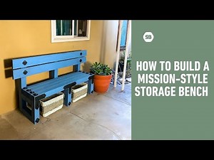 How to Build a Mission-Style Storage Bench with Simpson Strong-Tie Hardware