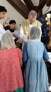 5.1K views · 151 reactions | Holy Communion Traditional Latin Mass | Catholic Tradition & Evangelization | Facebook