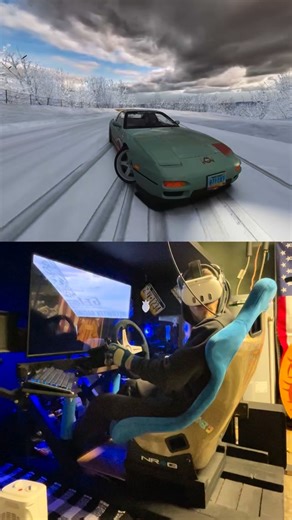 𝙖𝙪𝙨𝙩𝙞𝙣 𝙘𝙤𝙤𝙥𝙚𝙧 on Instagram: "How to make 173HP feel like 500HP 🤠 #ikioidriftclub #keepdriftingfun #grassrootsdrifting Car - DWG Nissan 240SX Hatch (173HP) Track - Ebisu Nishi Snow Mod source - @grippedupmods #grippedupmods Current Sim Box setup - @racequip SFI Driving Gloves @gtomegaracing Wheel Stand - Modified* @moza_racing_official R9 V2 Wheel base @moza_racing_official HBP Handbrake @moza_racing_official SGP Shifter @theprismalab Prisma Ultra bucket seat @griproyal 350mm Nobel s