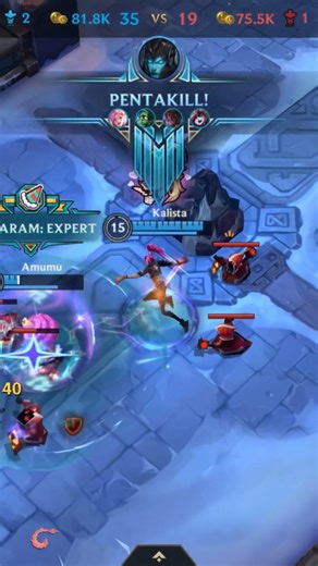 INSANE Kalista Pentakill in ARAM 🔥 #wildrift #leagueoflegends #aram #kalista
