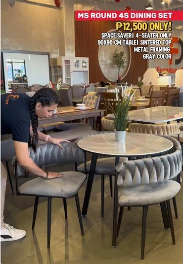 Compact Dining Set for Stylish Space Saving