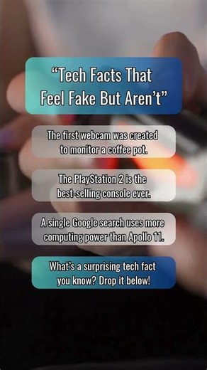 Fun Facts — 3 Tech Facts That Feel Fake But Aren’t! 🤯💻 #shorts #TechFacts