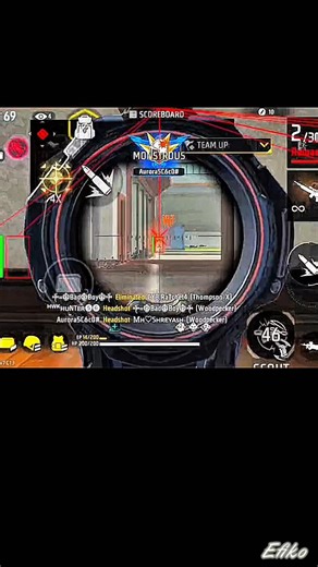 Obb52 Free Fire Hack 💥 Auto Headshot Injector 🎯Free Fire Max | Mod Menu Hack Free Fire Hack #shorts