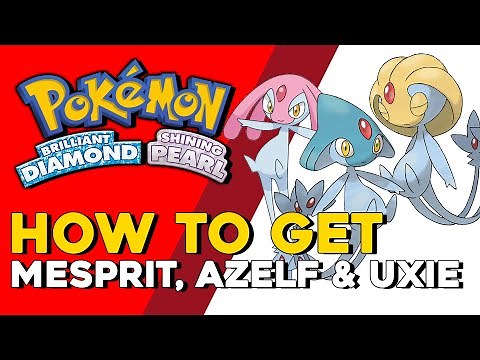 Pokemon Brilliant Diamond & Shining Pearl How To Get Mesprit, Azelf & Uxie (Lake Legendarys) BDSP