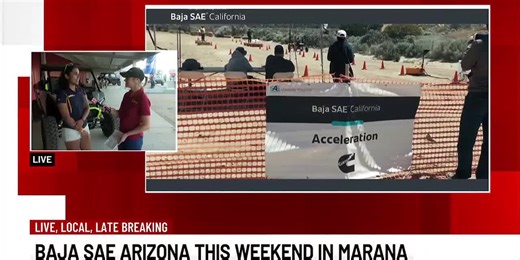 ERIN LIVE AT BAJA SAE COMPETITION 6:00 PM WX