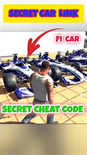 Indian Bikes Driving 3D F1 Formula Car Cheat Code 😱 | Secret Car New Update 🔥 #indianbikedriving3d