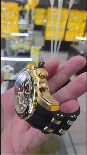 Invicta Pro Diver SCUBA Men's Watch - 48mm, Gold, Black (37228)