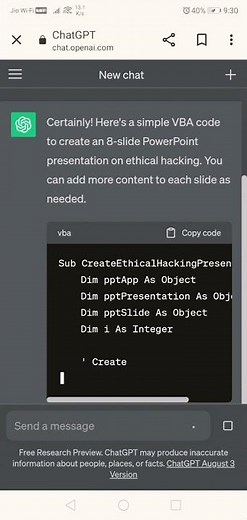 How to make ppt using chatgpt Part 1 #ppt #chatgpt