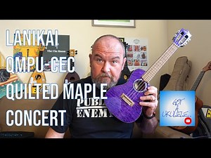 Got A Ukulele Reviews - Lanikai QMPU-CEC Quilted Maple Concert - 4K