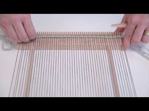 How to use a Weaving Needle
