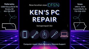 Two great locations! If you're looking for computer repair, data recovery, game console repair, & more check out our friends at Ken's PC Repair. Top notch customer service. Give them a follow and visit kenspcrepair.biz to learn more. #sponsored 💻 💽 🎮 | Omaha Scanner