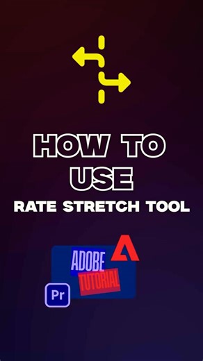 How to Use Rate Stretch Tool in Premiere Pro | Quick Adobe Tutorial | Premiere in a Minute