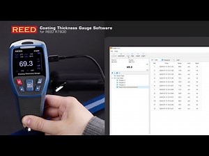 Coating Thickness Gauge Software for REED R7800