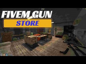 Fivem Gun Store Interior & map for Fivem mlo | gta v