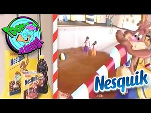 Nesquik "Chocolate Milk & Cereal" Commercial - RETRO 1990's -