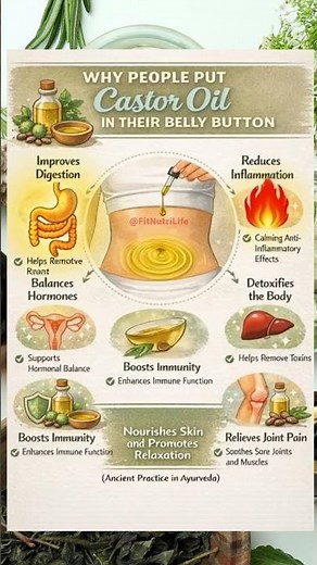 👉 Put Castor Oil in Your Belly Button Before Bed & See What Happens!