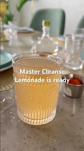 Master Cleanse Recipe | Lemonade Diet Drink Recipe for Weightloss | January Reset #detox #detoxdrink