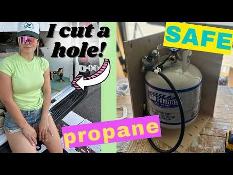 Don’t Skip This Installing a Propane Locker in My Van.