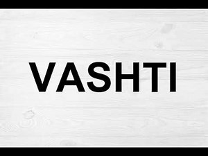 How To Pronounce Vashti