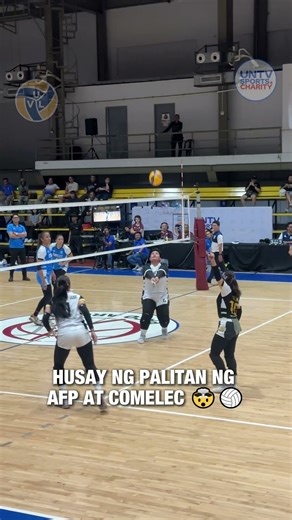 Husay ng palitan ng AFP at COMELEC 🤯🏐