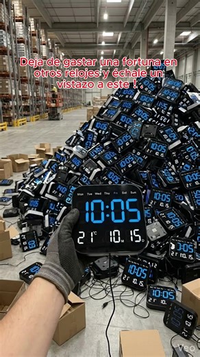 Intelligent Large Screen Digital Wall Clock with Remote
