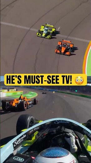 All gas, no brakes! 🫣 #indycar #racing #christianrasmussen #patooward