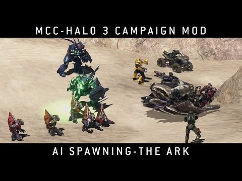 Halo MCC: Halo 3 Campaign Mod- AI Spawning The Ark