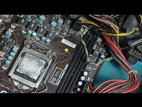 HOW TO REPAIR H61M- P20 (G3) MS 7788 VER 1.0 NO POWER AND NO DISPLAY