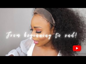 Curly weave installation & styling | Beginner friendly | Ft TINASHE HAIR