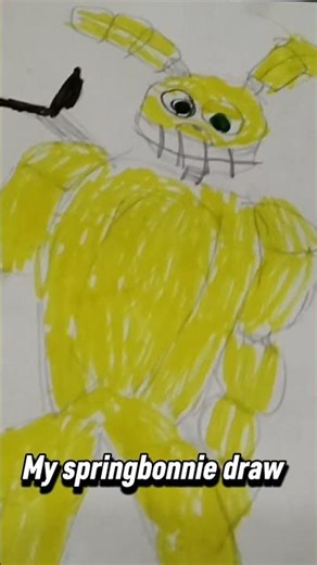 My springbonnie draw #fnafdrawing #fnaf #springbonnie credits to ‪@KryFuZe‬