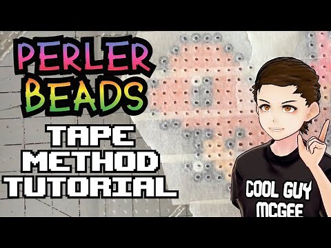 How To Use The Tape Method for Perler Beads