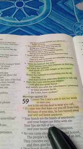 Warning against Sin #Isaiah 59:1-2 #dailydose 🙏😇 | Brendan Kafa