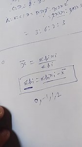 If xi​ 's are the mid-points of the class intervals of grouped ... | Filo