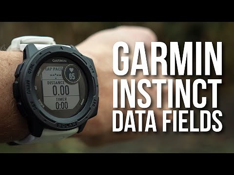 Garmin Instinct Data Fields Walkthrough