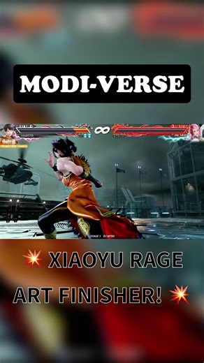 Xiaoyu Rage Art FINISHER! Tekken 7 #gamingshorts #shorts #tekken 7 #xiaoyu #rageart