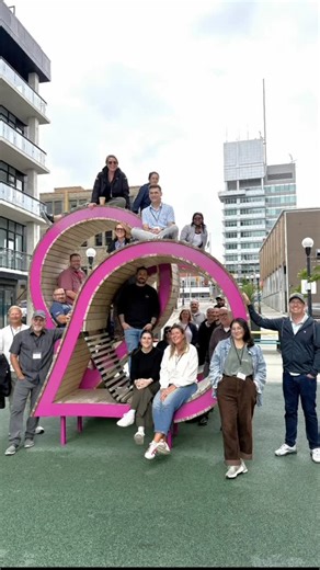 Midstates Recreation on Instagram: "✨Earthscape is where the magic happens ✨ We recently had the opportunity to host some talented Landscape Architects at Earthscape’s Fall Factory Tour and got to peak behind the curtain on what makes them an award-winning playground manufacturer. Based in Wallenstein Ontario, every detail matters to the team at Earthscape. From creative and original designs to hand crafted features all with a focus on multi-generational play and environmental sustainability. We