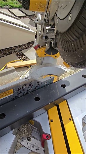 DIY Deck Makeover: Cutting Vinyl Railing for a Perfect Finish! #shorts