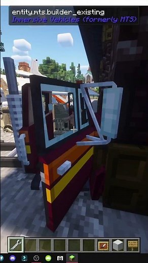 HOW TO PICK UP A VEHICLE IN MINECRAFT WITH IMMERSIVE VEHICLES