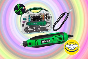 Mercado Libre perfora el precio de este mini taladro con demoledor 80% de descuento: incluye más de 200 accesorios y hasta MSI