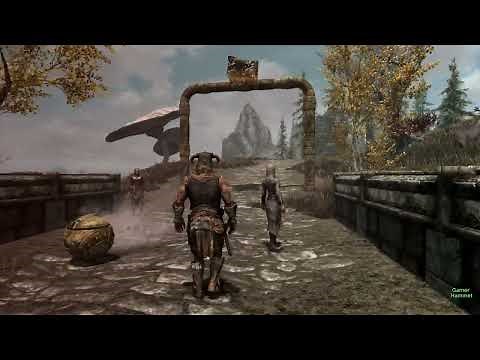 A Walk Along The Land of Vominheim in 4K. A New Land Mod for Skyrim