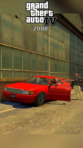 Homies Exiting Car with Blocked Doors 🚗🚫 GTA Evolution #gta #GTAV #gta5 #gta4 #gtasanandreas | CJJBR