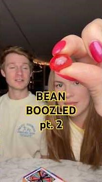 BEAN BOOZLED part two 🫘😈 #beanboozled #viralcandy #couplecomedy #gross #game