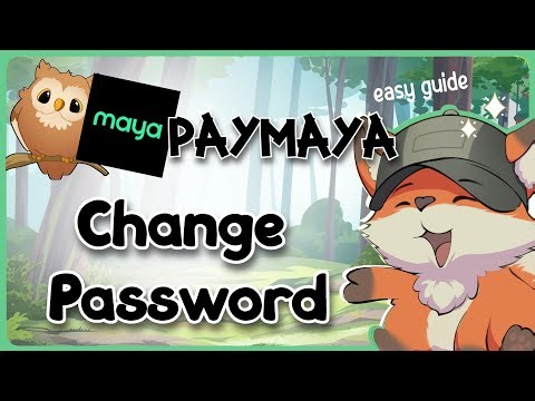 PayMaya How to change your password
