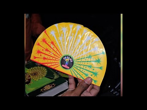 Gold Peacock Fountain Cracker - Stunning Peacock Feather Effect | Diwali 2024 Crackers Online
