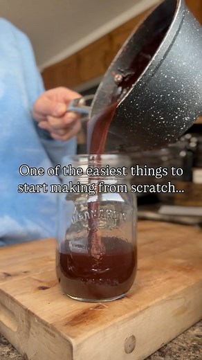 1.4M views · 10K reactions | The easiest thing you can start making from scratch, homemade chocolate syrup with no refined sugars! sweetened with honey or maple syrup, and makes the best chocolate milk!Full recipe is up on my blog or in comments. https://www.thesproutinghomestead.com/ homemade-chocolate-syrup-without-refined-sugars #homemade #scratchmade #recipe #fblifestyle #easyrecipe #homesteading #healthy #growyourownfood | The Sprouting Homestead | Facebook