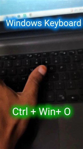 "Just press Ctrl + Windows + 0 On-Screen Keyboard will appear on your screen ✅