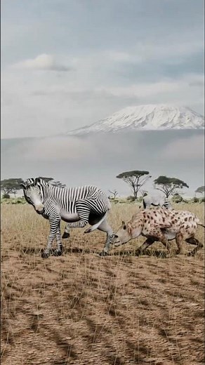 The reason zebras have stripes #animals #zebra #science #shorts #shortvideo