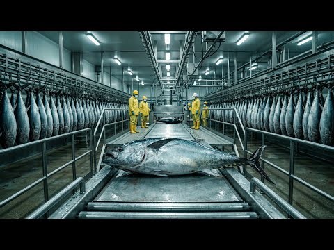 Inside the Global Tuna Factory – (Full Process) How High-End Tuna Are Made