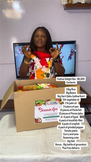 Naijafood shoppers on Instagram: "STOP SCROLLING!! Christmas gifting is already SORTED — all you have to do is choose your box. This season, give a gift that speaks love, care, and thoughtfulness. Our Christmas boxes (₦35,500–₦86,300) are packed with quality items your loved ones truly need — the kind that make homes smile and hearts grateful. And here’s the important part: Pre-orders end November 30th. Once we close, we don’t reopen. Order early & enjoy: Free delivery within Lagos 50% off deliv